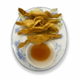 Raviolis (Won-Ton) frits 炸馄炖 (4 pièces)