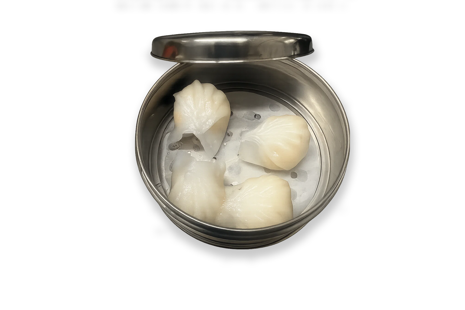 Raviolis aux crevettes à la vapeur 蒸虾饺 (4 pièces)