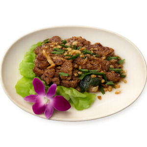 Bœuf à l'ail et au poivre blanc façon Thaï 泰式胡椒蒜蓉牛