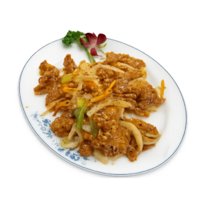 Canard croustillant à la sauce pékinoise 干煸鸭