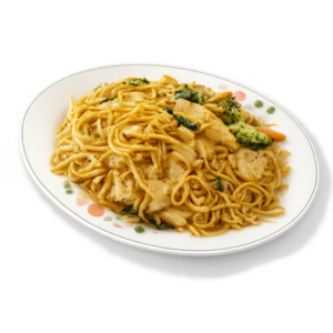 Nouilles sautées au poulet