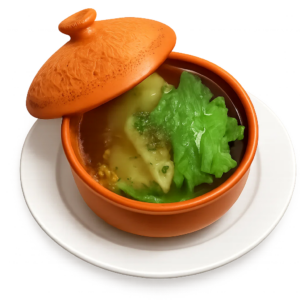 Potage aux raviolis (won-ton) 馄炖汤