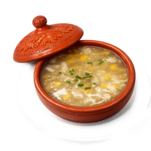 Potage maïs et poulet 玉米鸡肉汤